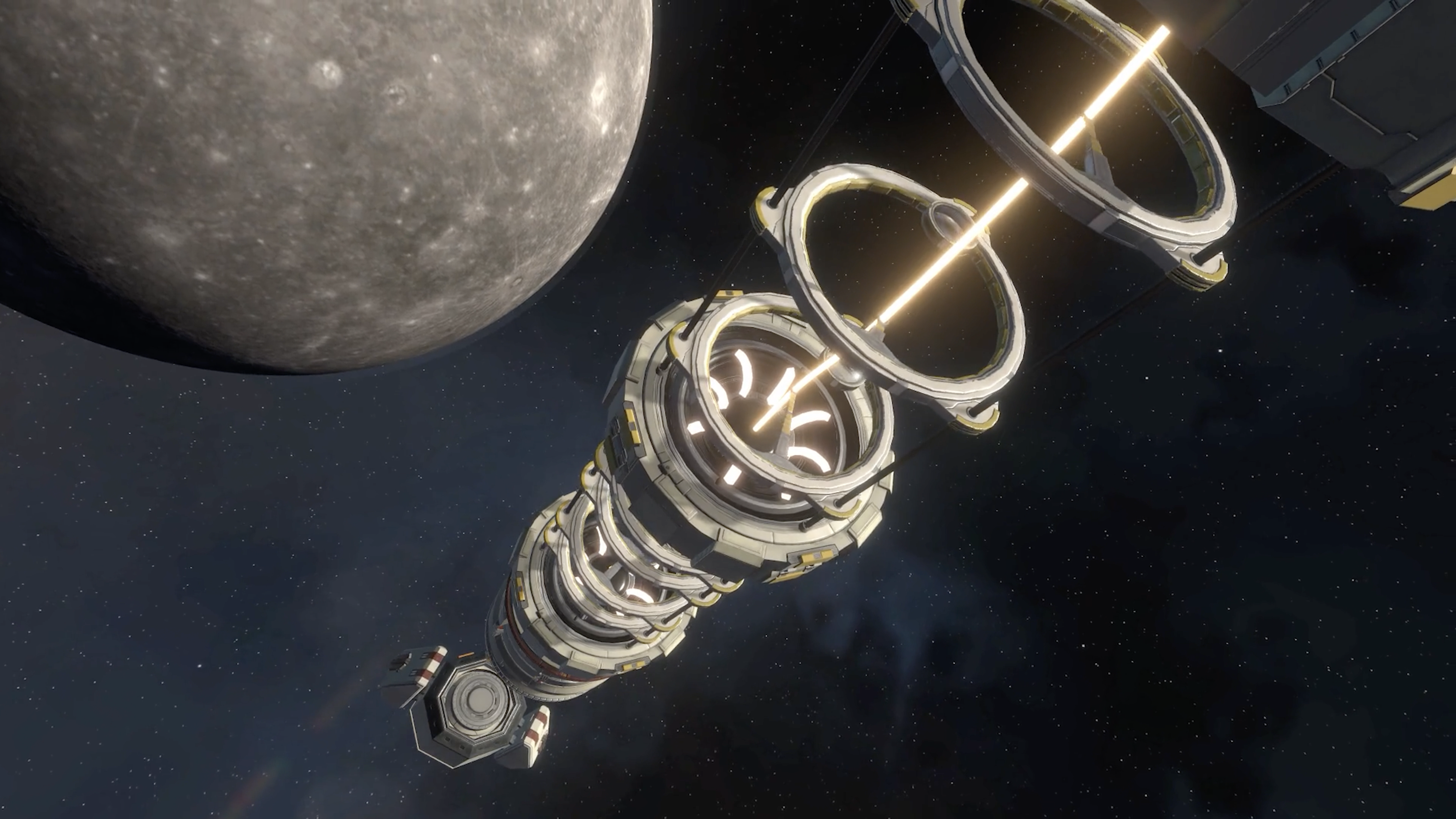 First Moon of Mercury